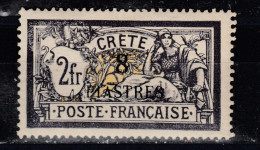 Crete 1903 - 8 Surcharge On 2 Fr. - LH (e-551) - Oblitérés