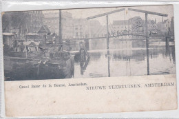 Amsterdam Nieuwe Teertuinen Levendig Sloterdijker Brug Scheepvaart # 1908   2395 - Amsterdam