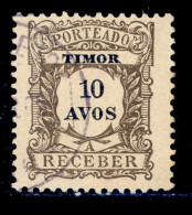 ! ! Timor - 1904 Postage Due 10 A - Af. P05 - Used - Timor