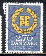 DANEMARK DANMARK DENMARK DANIMARCA 1984 2nd EUROPEAN PARLIAMENT ELECTIONS 2.70k USED USATO OBLITERE - Usado
