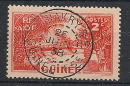 GUINEE - 1938 - N°YT. 125 - Les Mabo 2c Rouge - Oblitéré / Used - Gebraucht