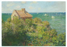 Quadro Di Claude Monet : " La Casetta Del Pescatore Sugli Scogli, Varengeville " 1882. Viaggiata Nel 2014. - Pintura & Cuadros