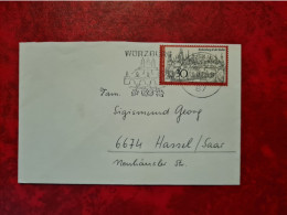 Lettre ALLEMAGNE 1971 FLAMME WURZBURG - Other & Unclassified