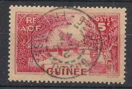 GUINEE - 1938 - N°YT. 128 - Les Mabo 5c Rose Carminé - Oblitéré / Used - Usados