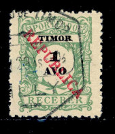 ! ! Timor - 1911 Postage Due Local Republica 1 A - Af. P 21 - Used - Timor