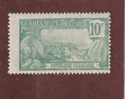 GUADELOUPE - Ex. Colonie Française - N° 78 De 1922/1927 - Neuf *  - 10c. Vert - 2 Scan - Ongebruikt