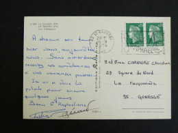 SAINT RAPHAEL - VAR - FLAMME SUR MARIANNE CHEFFER - LE TRAYAS LES CALANQUES - Mechanical Postmarks (Advertisement)