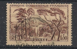 GUINEE - 1938 - N°YT. 140 - Cascade 1f50 Brun - Oblitéré / Used - Gebraucht