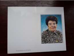 Maria Van Royen ° Temse 1917 + Sint-Niklaas 2004 X August Moenssens - Obituary Notices