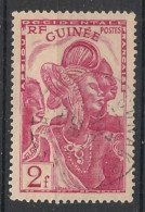 GUINEE - 1938 - N°YT. 142 - Guinéenne 2f Rose-lilas - Oblitéré / Used - Used Stamps