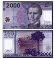 2016 Chile 2000 Pesos P-162f Banknotes UNC NEW - Chili
