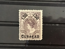 Curaçao 1901 1.50g On 2.5g Violet Grey Queen Wilhelmina Mint SG 53 NVPH 28 Sc 47 - Curacao, Netherlands Antilles, Aruba
