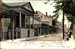 CPA New Orleans Louisiana USA, Old Beauregard Home, Französisches Viertel - Other & Unclassified