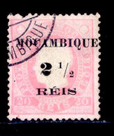 ! ! Mozambique - 1897 King Luis OVP 2 1/2 R - Af. 51 - Used - Mosambik