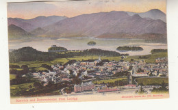H85. Vintage Postcard. Keswick And Derwentwater From Latrigg. Cumbria - Andere & Zonder Classificatie