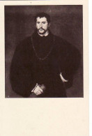 H82.  Vintage Postcard.  English Nobleman By Titian - Paintings