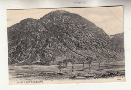 H80. Antique Postcard. Ossian's Cave, Glencoe. Argyll. - Argyllshire