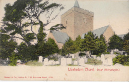 H69.  Postcard.  Llanbadarn Church,  Nr Aberystwyth. - Cardiganshire