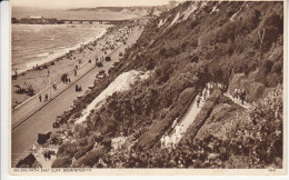 H75.  Vintage Postcard.  Zig-Zag Path.  East Cliff, Bournemouth. - Bournemouth (until 1972)