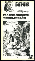 "Par Une Journée Ensoleillée" De JEAN CLAUDE - Supplément à Spirou - Découvertes DUPUIS - 1976. - Spirou Magazine