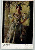 39628311 - Sign. Kosel Alt-Wien Junge Frau In Einem Eleganten Ballkleid B.K.W.I. 181/13 - Autres & Non Classés