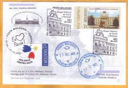 2023  Moldova Special Postmark „National Museum Of History Of Moldova - 40 Years” Used - Moldawien (Moldau)