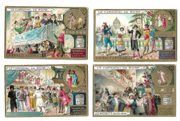 S 506, Liebig 6 Cards, Le Carnaval De Rome  (small Damage At One Corner) (ref B10) - Liebig