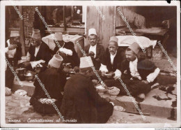 Cm658 Cartolina Tirana Contrattazioni Al Mercato Albania 1941 - Sonstige & Ohne Zuordnung