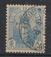 GUINEE - 1905 - Taxe TT N°YT. 1 - Fouta-Djalon 5c Bleu - Oblitéré / Used - Gebruikt