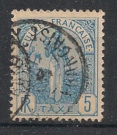 GUINEE - 1905 - Taxe TT N°YT. 1 - Fouta-Djalon 5c Bleu - Oblitéré / Used - Usados