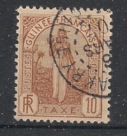 GUINEE - 1905 - Taxe TT N°YT. 2 - Fouta-Djalon 10c Brun-jaune - Oblitéré / Used - Gebraucht