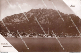 Cm690 Cartolina Lecco Citta' Panorama Sfondo Il Resegone Lombardia 1940 - Lecco