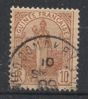 GUINEE - 1905 - Taxe TT N°YT. 2 - Fouta-Djalon 10c Brun-jaune - Oblitéré / Used - Usados