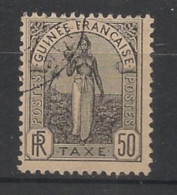 GUINEE - 1905 - Taxe TT N°YT. 5 - Fouta-Djalon 50c Noir - Oblitéré / Used - Usati