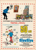 Publicité Pour Le N° Hors Série Tintin Spécial 50 Ans. 1979. - Werbung