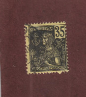 INDOCHINE - Ex. Colonie Française - N° 33 De 1904/1906 -  Oblitéré - 35c. Noir Sur Jaune - 2 Scan - Used Stamps