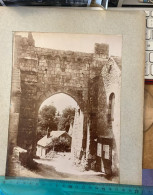 2 REAL PHOTOS ALBUMINE Vers 1880  Montigny Le Gannelon Eure Et Loir 28 - Grand Format 24x 32 Cm   A Identifier - Ancianas (antes De 1900)