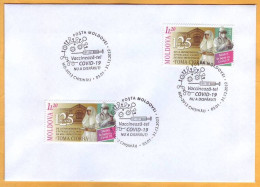 2022 Moldova  Special Postmark „Get Vaccinated! COVID-19 Has Not Disappeared!” - Moldova