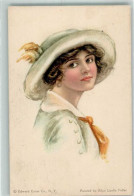 39738211 - Eine Elegante Junge Frau Hutmode American Girl No. 96 Kuenstlerkarte Edward Gross - Autres & Non Classés