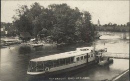 10845610 Rheinfelden AG Rheinfelden Motorboot Bruecke X Rheinfelden - Sonstige & Ohne Zuordnung
