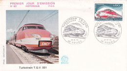 1er Jour, Turbotrain T.G.V. 001 - 1970-1979