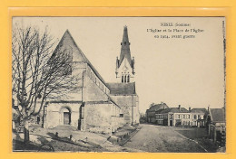 CPA NESLE  Place De L Eglise En  1914 Avant La Guerre  - Circulée 1923 - Nesle