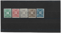 HAUT - SENEGAL & NIGER   1914  TAXE   Y.T. N° 8  à  15  Incomplet  NEUF* - Unused Stamps