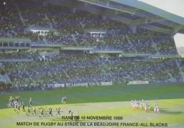 NANTES, MATCH DE RUGBY AU STADE DE LA BEAUJOIRE, FRANCE-ALL BLACKS 15/11/1986 COULEUR  REF 16477 - Rugby
