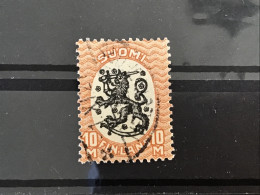 Finland 1927 10m Black & Bistre (swaztika Wmk) Used SG 243 Sc 139 Mi 124 Yv 120 - Used Stamps