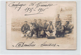 Campagne De Tunisie 1915-1916 - DEBOHAT - Une Mitrailleuse Saint-Étienne Modèle 1907 En Batterie - CARTE PHOTO Datée Du  - Tunisia