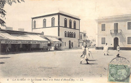 Tunisie - LA MARSA - La Grand Place Et Le Palais D'Ahmed Bey - Grand Café De France - Ed. Lévy L.L. 6 - Tunesien