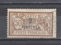 Crete 1903 - 2 Pt. Surcharge On 50c - Used (e-569) - Oblitérés