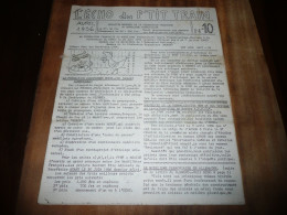 CHEMINS DE FER REVUE L'ECHO DU P'TIT TRAIN N° 10 AVRIL 1956 MODELISME FERROVIAIRE GARE DES BROTTEAUX LYON - Railway & Tramway