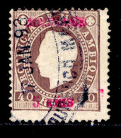 ! ! Mozambique - 1893 King Luis "JORNAES" OVP 5 R - Af. 26B - Used - Mozambique